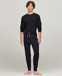 Tommy Hilfiger Men's Ribbed Long-Sleeve Pajama Shirt