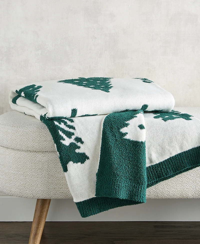Holiday Lane Double Fleece Knit Throw, 50" x 70", Exclusively for Macy's