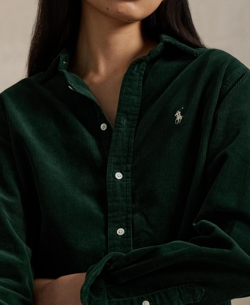 Polo Ralph Lauren Women's Classic-Fit Cotton Corduroy Shirt