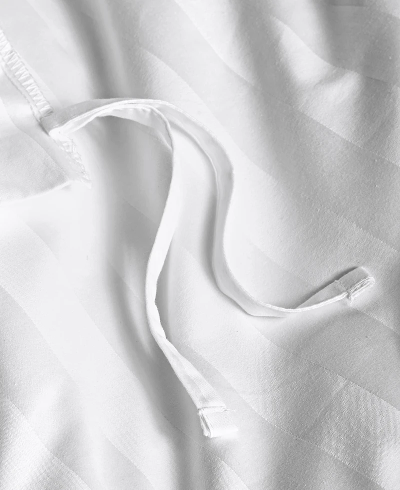 Charter Club 1.5" Stripe 550 Thread Count 100% Cotton 3-Pc. Comforter Set, Full/Queen, Exclusively at Macy's