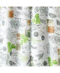 Kate Aurora Country Multi Spice Medley Complete 3 Piece Kitchen Curtain Tier & Valance Set