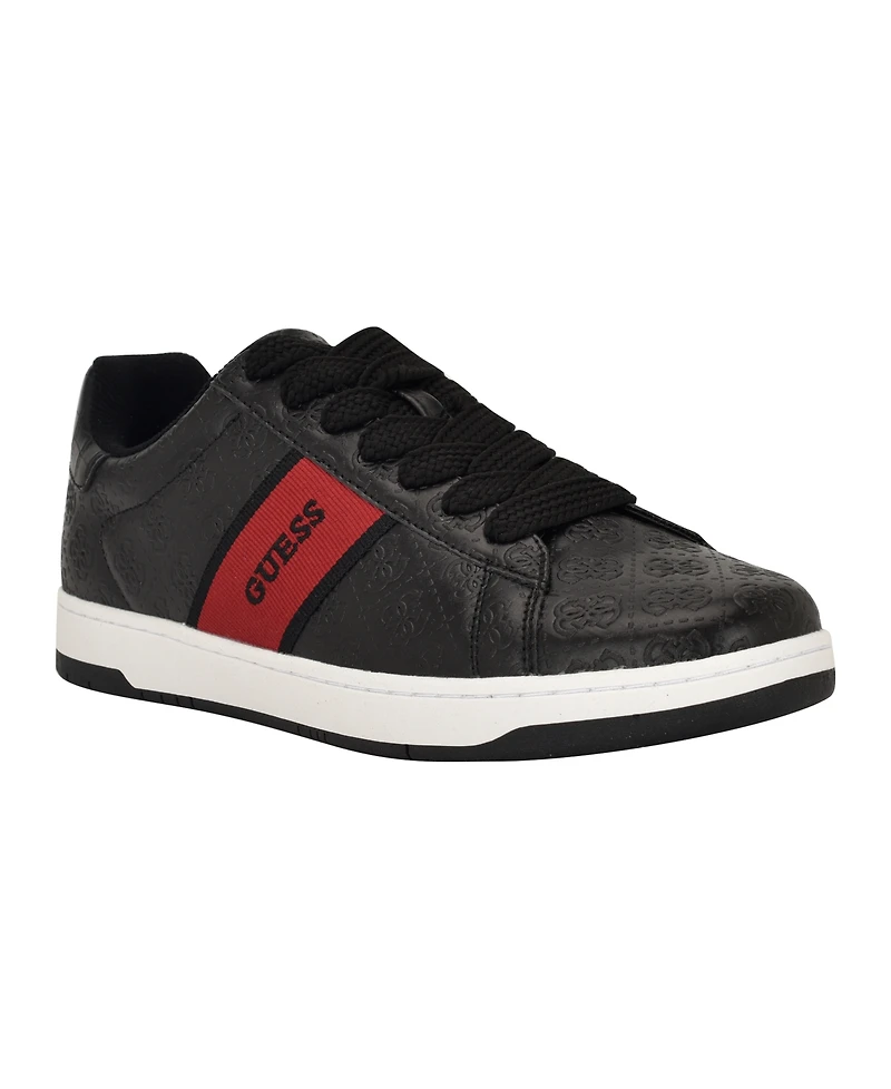 Guess Men's Tariton Branded Lace Up Casual Sneakers