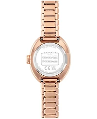 Coach Women's Sammy Rose Gold Tone Stainless Steel Stretch Bracelet Watch, 22.5mm