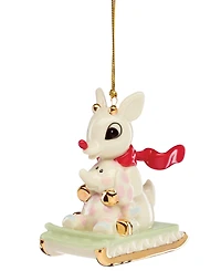 Lenox Rudolph with Misfit Elephant Ornament
