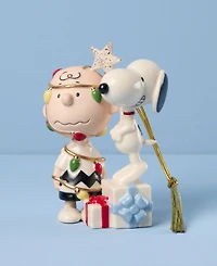 Lenox Christmas Tree Charlie Brown & Snoopy Ornament
