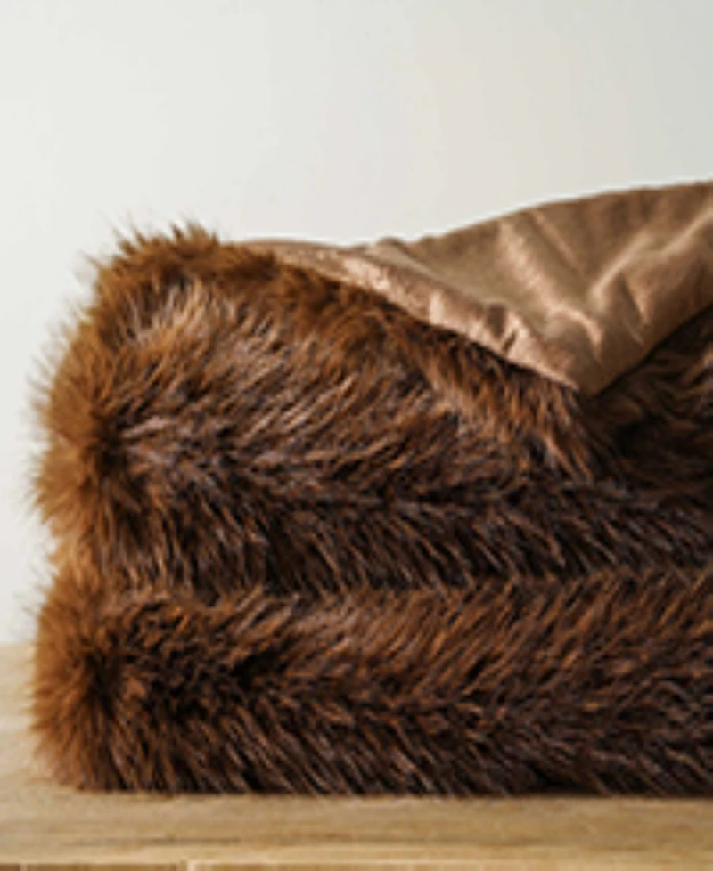 Battilo Lifestyle Faux Fur Throw, 60" x 80"