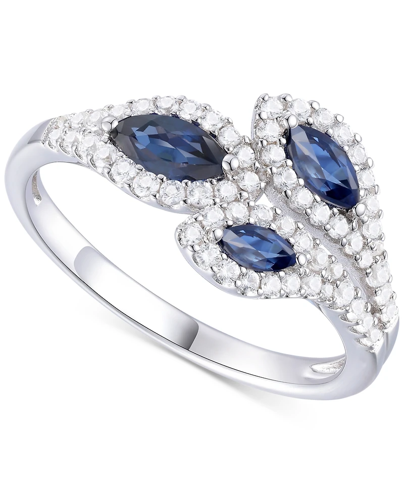 Gemstone (5/8 ct. t.w.) & Diamond (1/3 Multi-Stone Ring 14k Gold