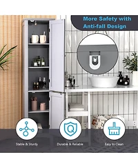 Volenca Freestanding Bathroom Storage Cabinet for Kitchen and Living Room