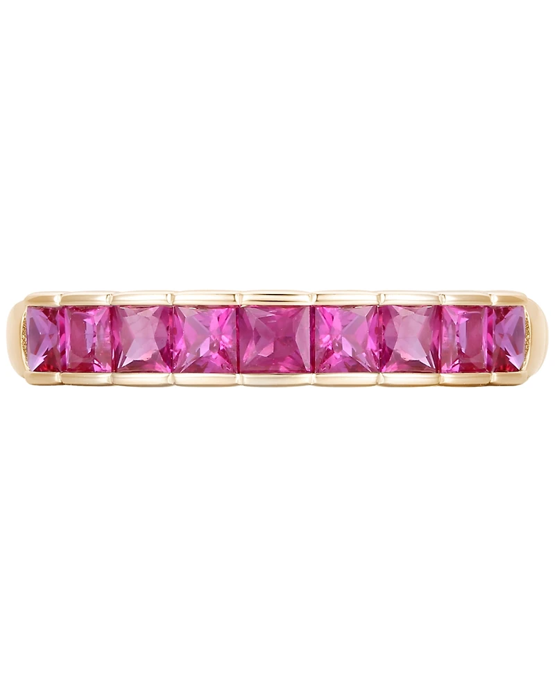 Gemstone (1 ct. t.w.) Band Ring 14k Gold