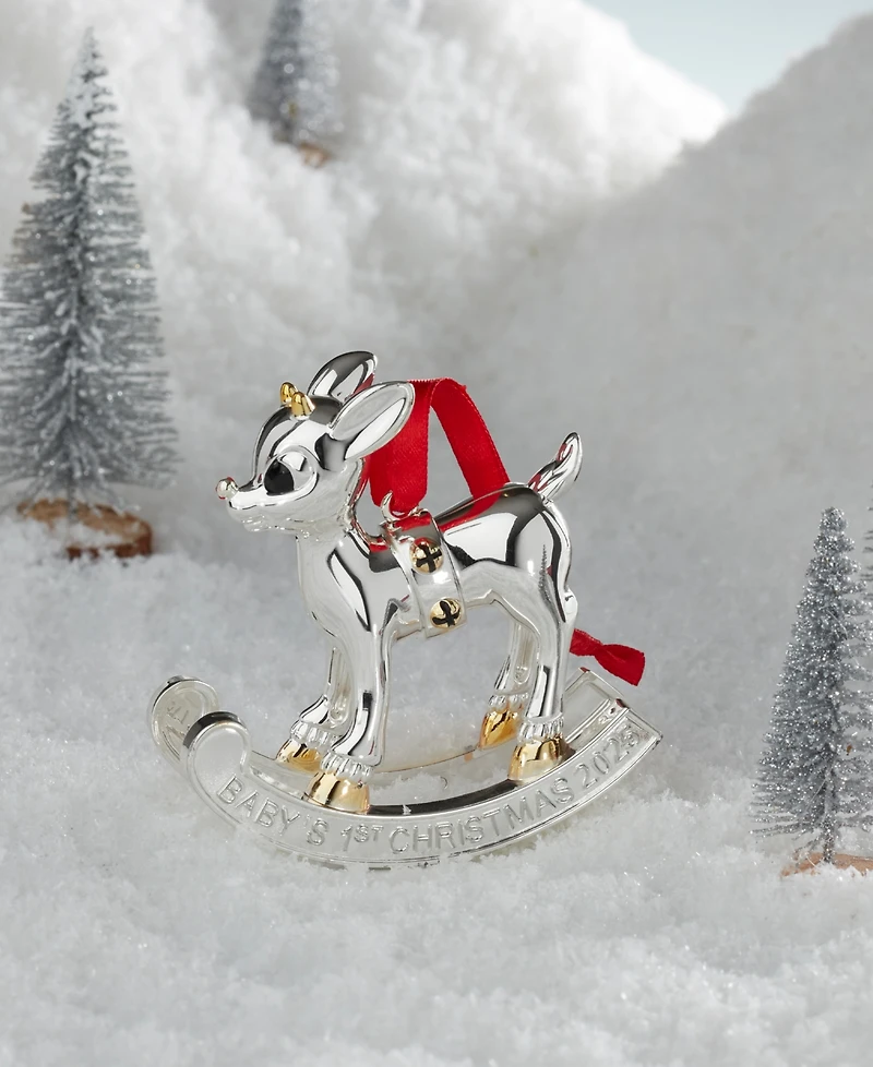 Lenox 2025 Baby's 1st Christmas Rudolph Ornament