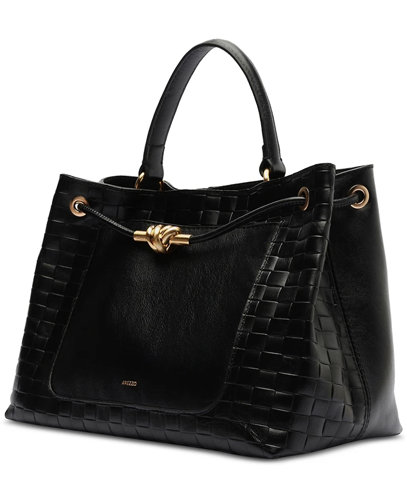 Arezzo Delphine Large Leather Shopping Bag