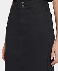 Nydj Petite High Rise Denim Skirts