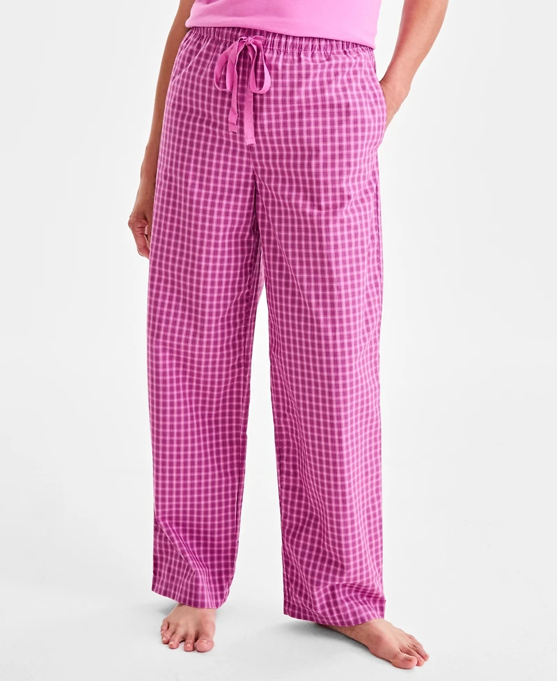 Charter Club Women's Cotton Poplin Pajama Pants