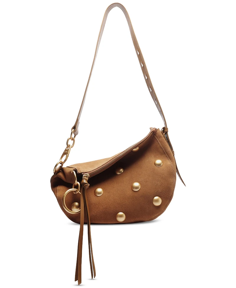 Arezzo Jamie Medium Suede Crossbody