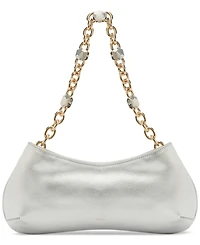 Arezzo Luna Small Leather Baguette