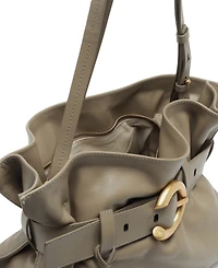 Arezzo Rivera Medium Leather Clutch