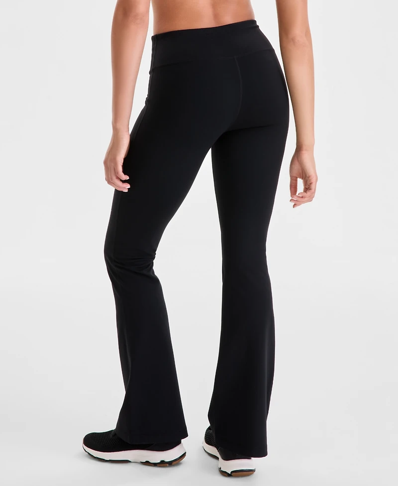 Id Ideology Women's Studio High Rise Flare Leggings Tall, Macy's Exclusive