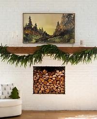 Nearly Natural 15" Artificial Touch Norfolk Island Pine Garland with Natural Look