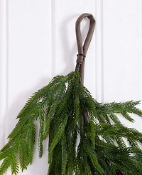 Nearly Natural 8" Artificial Touch Norfolk Island Pine Garland with Natural Look