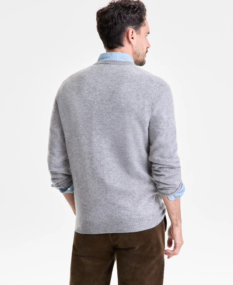 Club Room Men's 100% Cashmere V-Neck Sweater, Macy's Exclusive