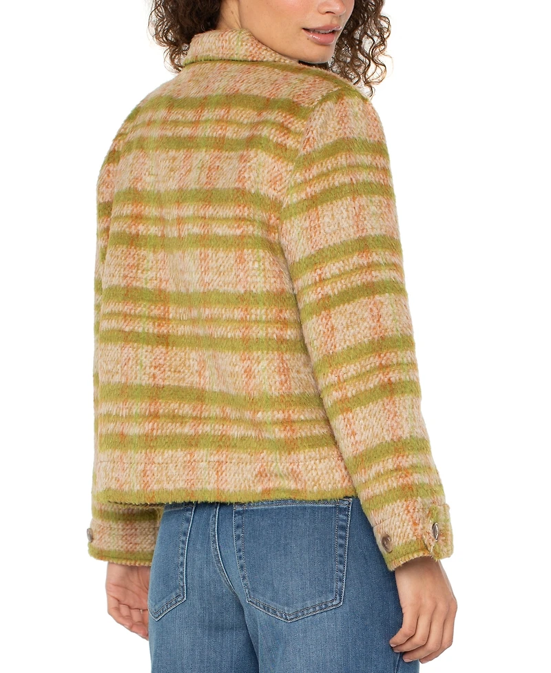 Liverpool Los Angeles Women's Button-Front Boxy Jacket