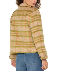 Liverpool Los Angeles Women's Button-Front Boxy Jacket