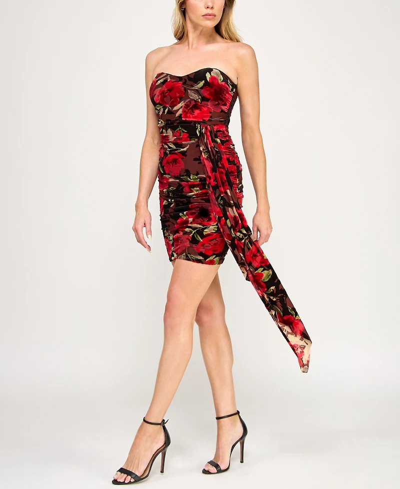 Bcx Juniors' Sleeveless Sweetheart Bodycon Dress
