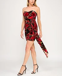 Bcx Juniors' Sleeveless Sweetheart Bodycon Dress