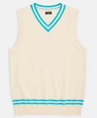 Club Room Men's Regular-Fit 100% Cashmere V-Neck Sweater Vest, Macy's Exclusive