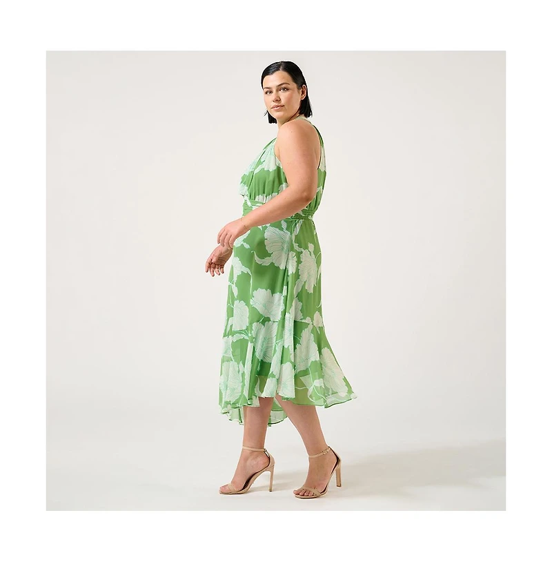 Estelle Seafall Halter-Neck Dress
