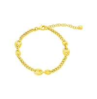 Simona Sterling Silver, Marina Cuban Bracelet