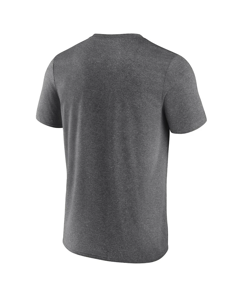 Fanatics Men's Heather Charcoal Florida Panthers Black Ice Synthetic T-Shirt
