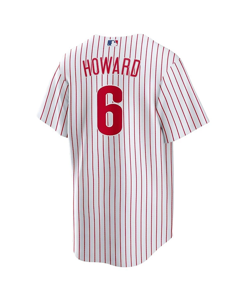 Nike Men's Ryan Howard White Philadelphia Phillies Replica Jersey