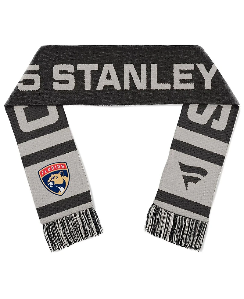 Fanatics Gray Florida Panthers 2025 Stanley Cup Champions Locker Room Scarf