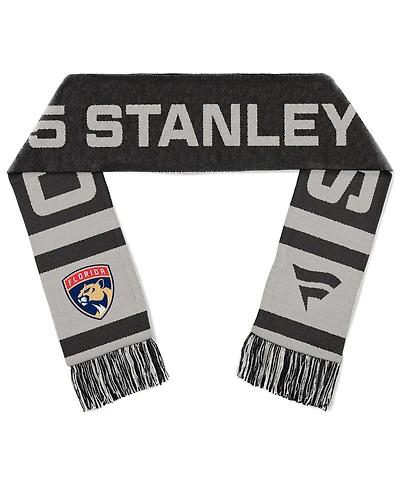 Fanatics Gray Florida Panthers 2025 Stanley Cup Champions Locker Room Scarf
