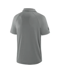 Fanatics Men's Gray Florida Panthers 2025 Stanley Cup Champions Authentic Pro Polo Shirt