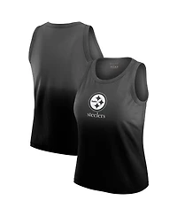 Wear by Erin Andrews Women's x Gracie Hunt Black Pittsburgh Steelers Ombre Tank Top