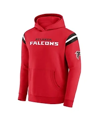 Darius Rucker Collection by Fanatics Men's Red Atlanta Falcons Football Washed Pullover Hoodie