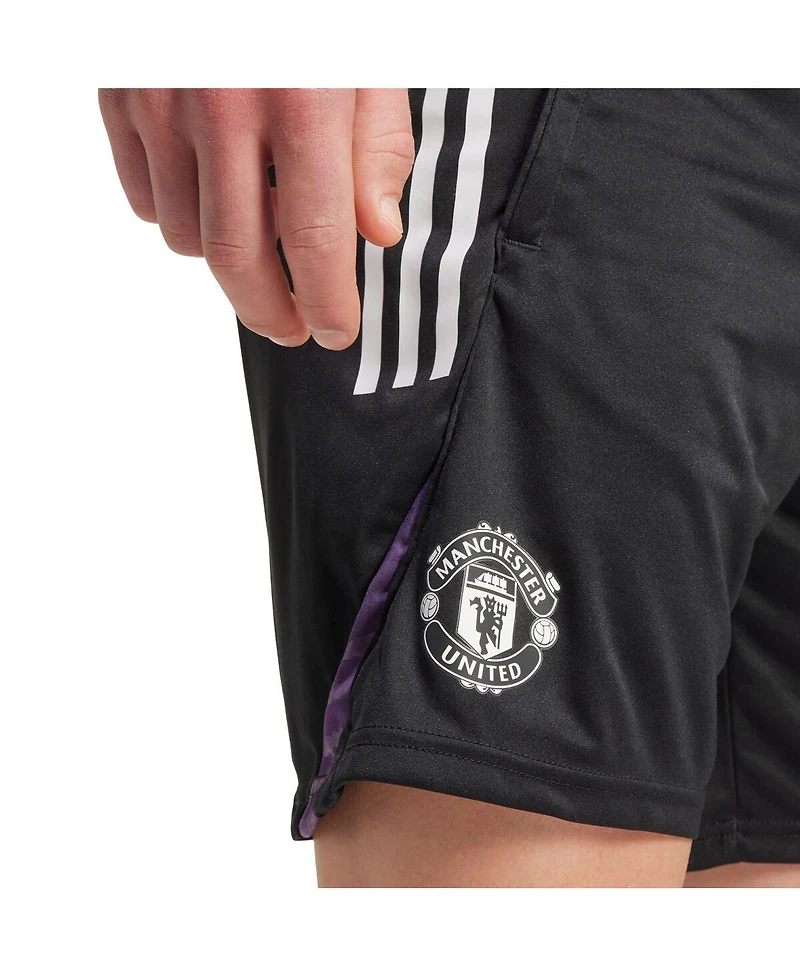 Adidas Men's Black Manchester United 2025/26 Aeroready Training Shorts