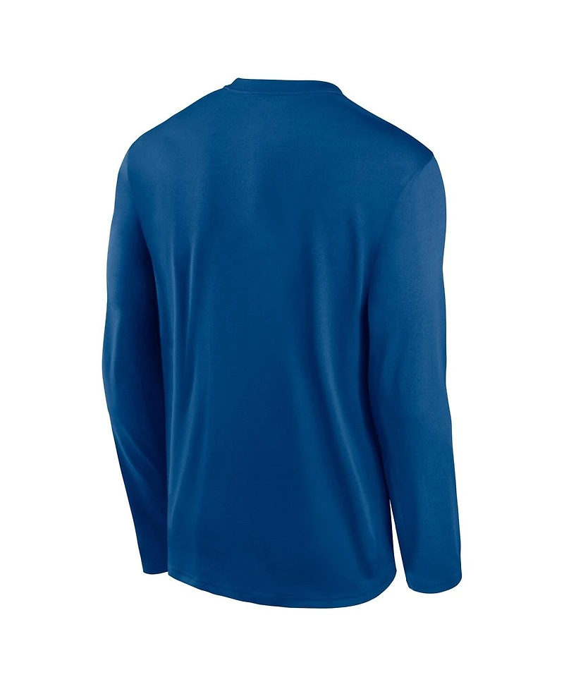 Nike Men's Royal Indianapolis Colts Icon Legend Performance Long Sleeve T-Shirt
