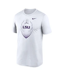 Nike Men's White Lsu Tigers Primetime Legend Icon Performance T-Shirt