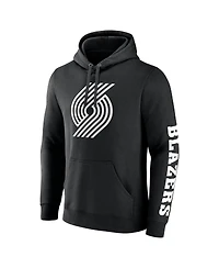 Fanatics Men's Black Portland Trail Blazers Put Me Coach Fleece Pullover Hoodie