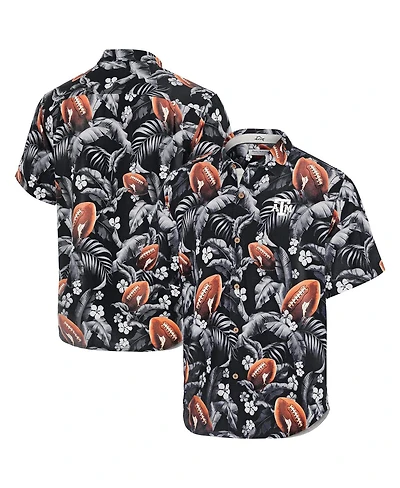 Tommy Bahama Men's Black Texas A&M Aggies Veracruz Cay First Down Blooms Button-Up Shirt