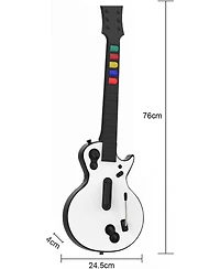 Nbcp Wireless Pc & PS3 Guitar Hero Controller Bundle with Dongle, Compatible with Guitar Hero, Rock Band, Clone Hero & Fortnite Festival