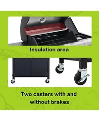 Streamdale Furniture 4-Burner Stainless Steel Propane Gas Grill