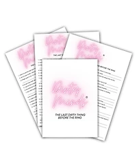 Tdc Games Dirty Minds Bachelorette Party Games for Adults, Bridal Shower Games Quiz with Naughty Clues for 25 Guests, Adult Games for Game Night