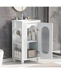 Streamdale Furniture 20" Bathroom Vanity w/ Sink & Shelf
