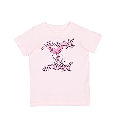 Sweet Wink Little and Big Girls Mermaid At Heart Short Sleeve T-Shirt