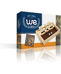 We Games 9 Number Shut the Box Board Game, 11 in.