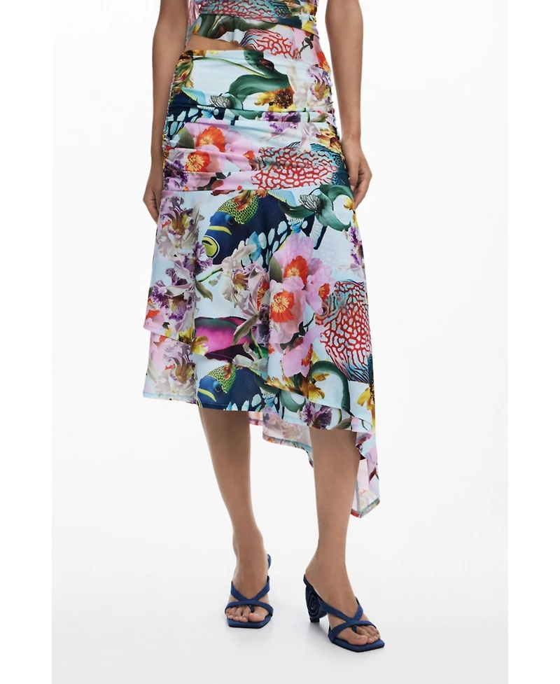 Desigual Women's Skirt designed by Mr. Christian Lacroix